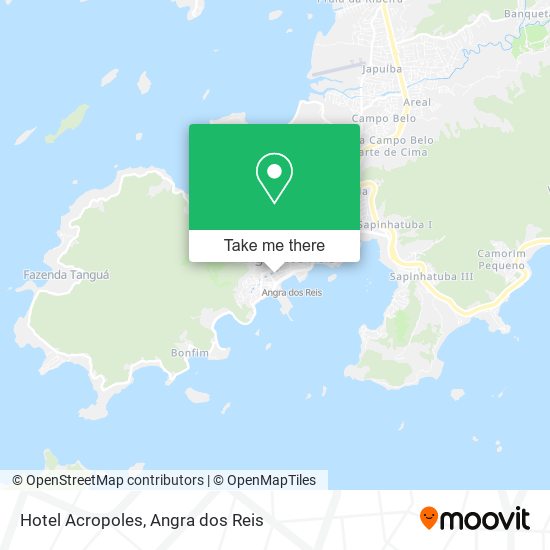 Hotel Acropoles map