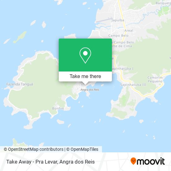 Take Away - Pra Levar map