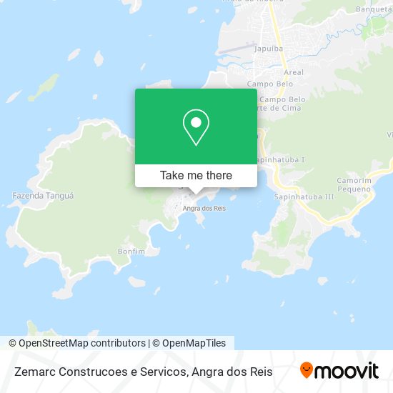 Mapa Zemarc Construcoes e Servicos
