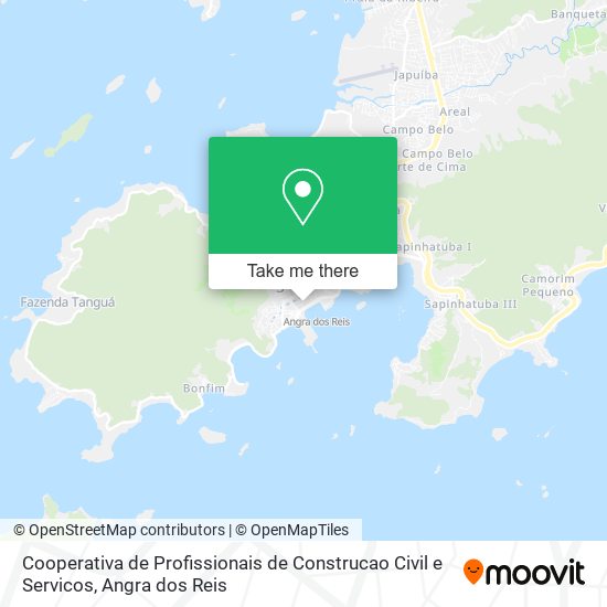 Cooperativa de Profissionais de Construcao Civil e Servicos map