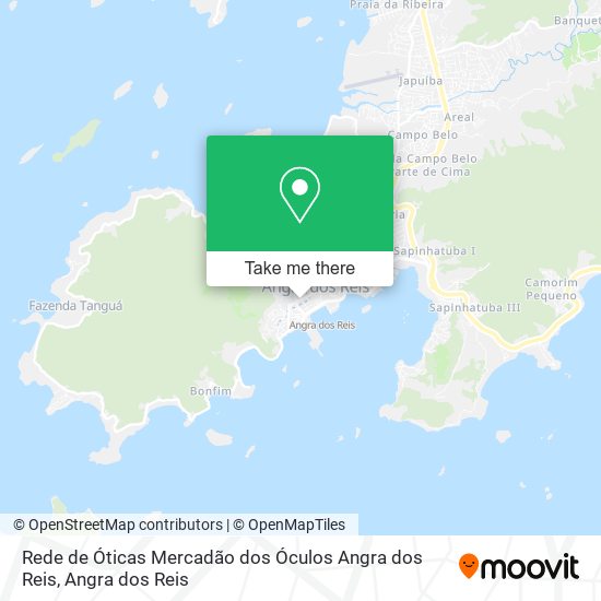 Rede de Óticas Mercadão dos Óculos Angra dos Reis map