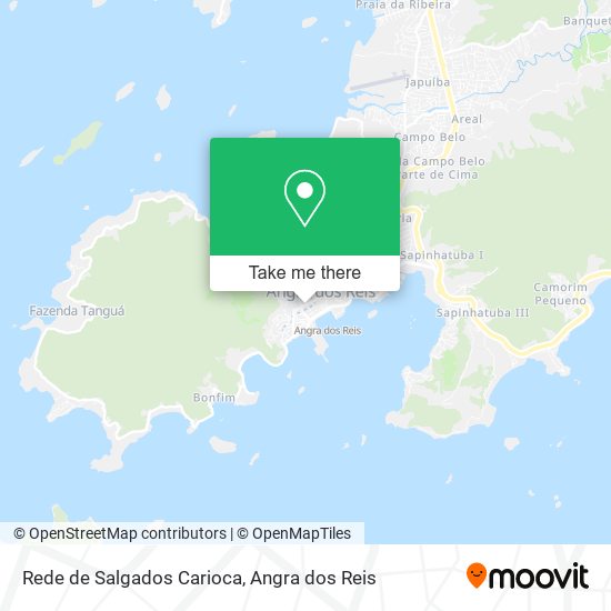 Mapa Rede de Salgados Carioca