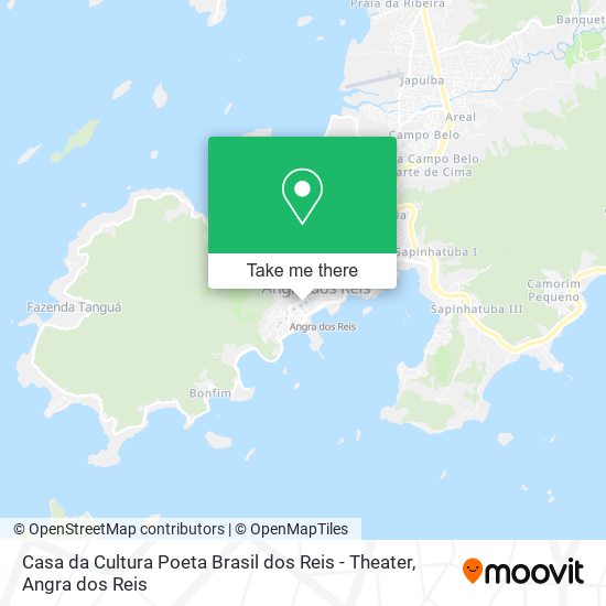 Casa da Cultura Poeta Brasil dos Reis - Theater map