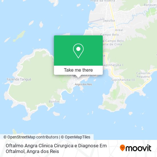 Mapa Oftalmo Angra Clinica Cirurgica e Diagnose Em Oftalmol