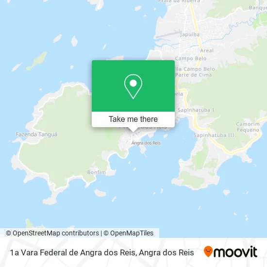 1a Vara Federal de Angra dos Reis map