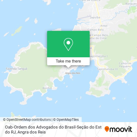 Mapa Oab-Ordem dos Advogados do Brasil-Seção do Est do RJ