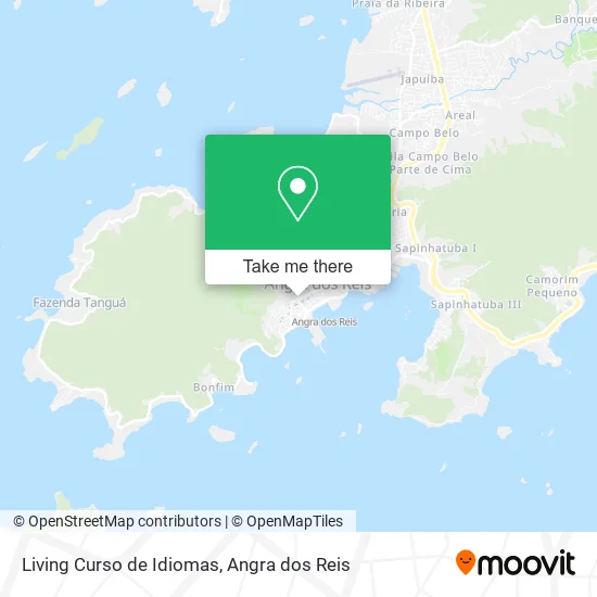 Living Curso de Idiomas map