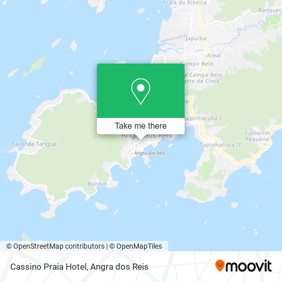 Cassino Praia Hotel map