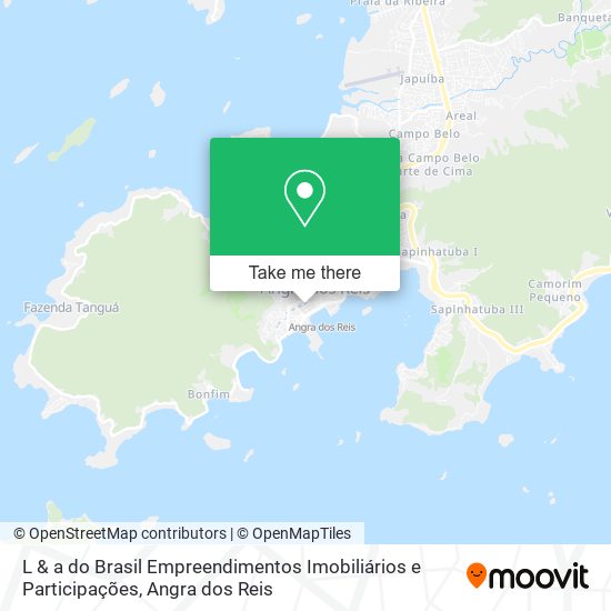 Mapa L & a do Brasil Empreendimentos Imobiliários e Participações