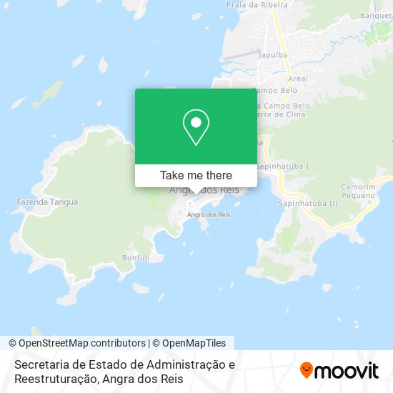 Secretaria de Estado de Administração e Reestruturação map