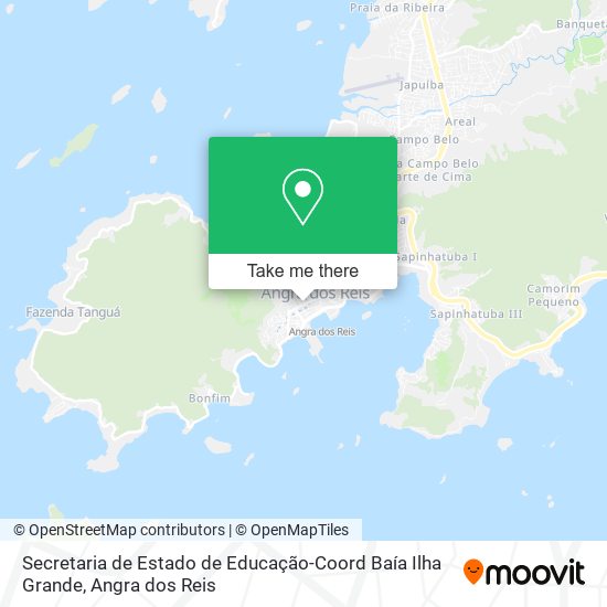 Mapa Secretaria de Estado de Educação-Coord Baía Ilha Grande