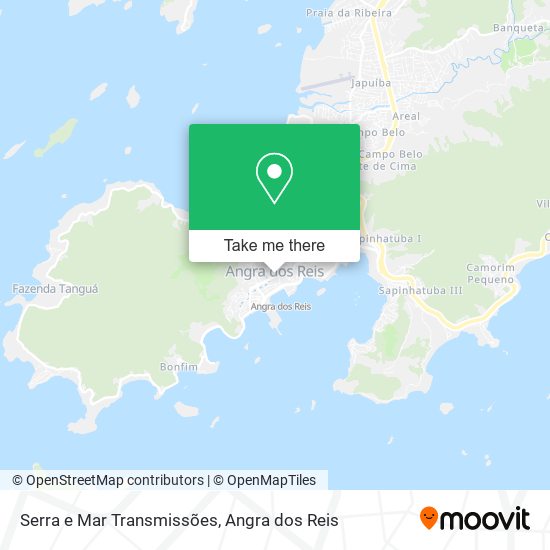 Serra e Mar Transmissões map