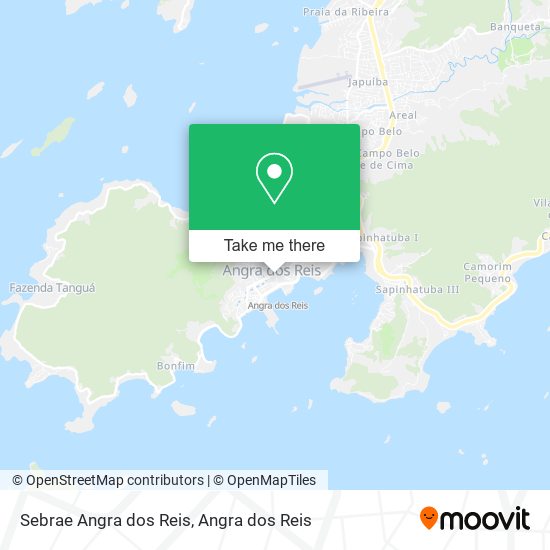 Mapa Sebrae Angra dos Reis