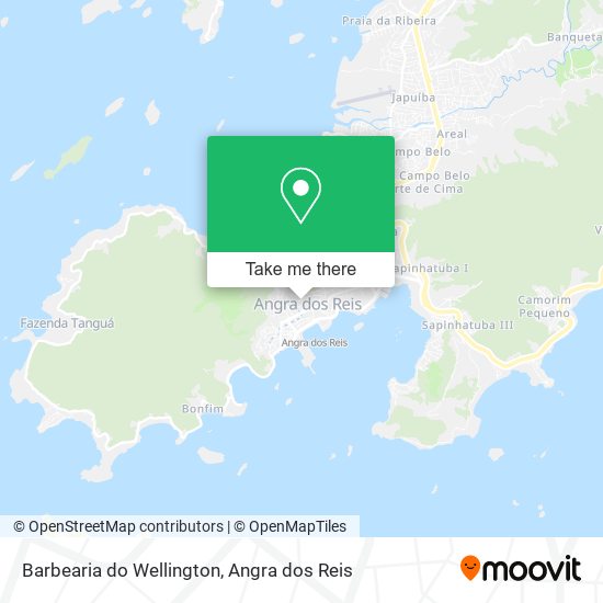 Mapa Barbearia do Wellington