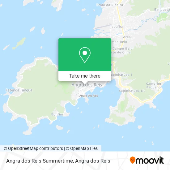Angra dos Reis Summertime map