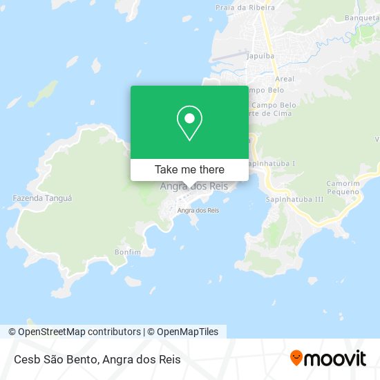 Cesb São Bento map