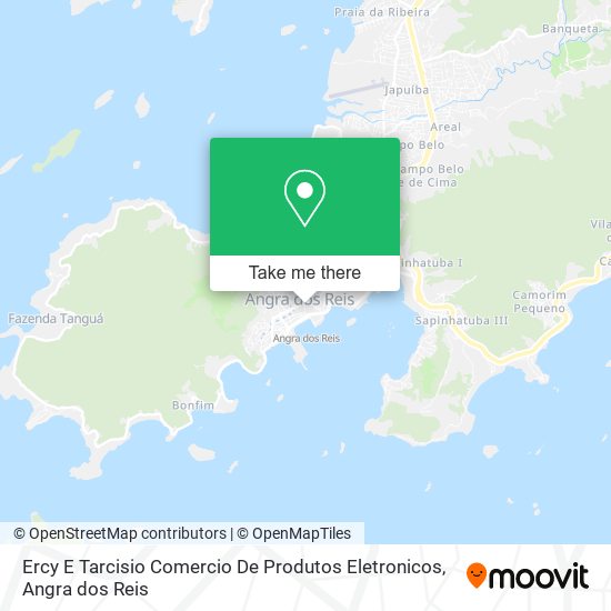Mapa Ercy E Tarcisio Comercio De Produtos Eletronicos