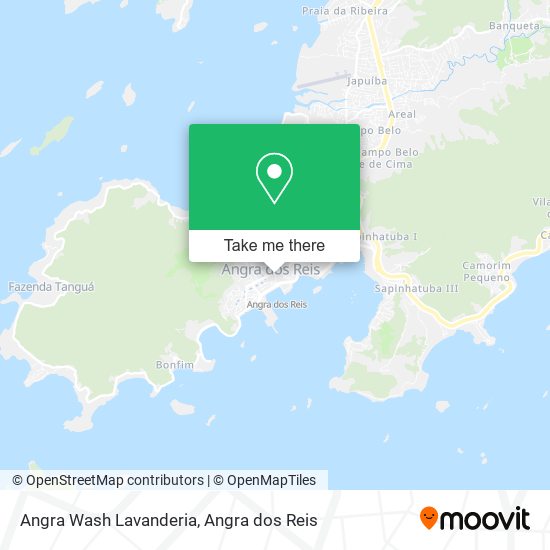Angra Wash Lavanderia map