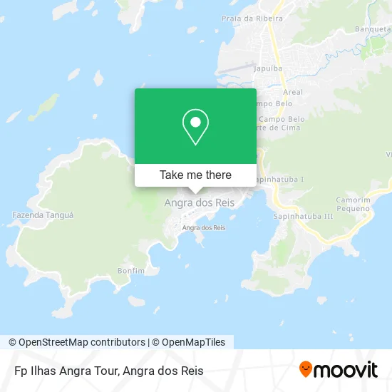 Fp Ilhas Angra Tour map