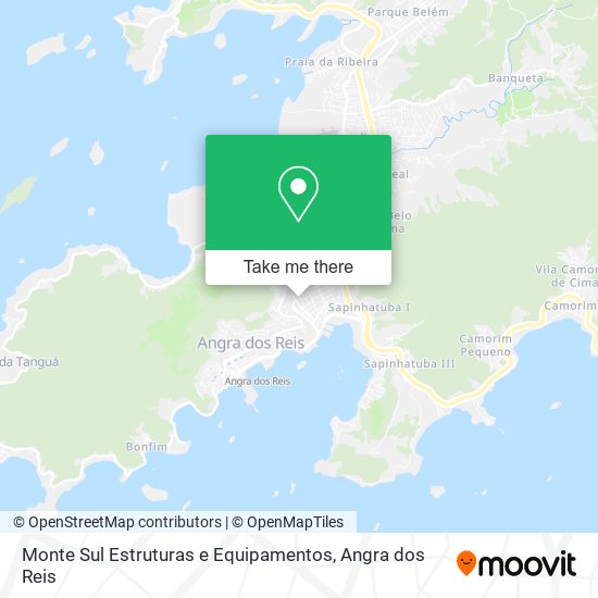 Mapa Monte Sul Estruturas e Equipamentos