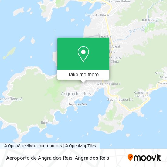 Mapa Aeroporto de Angra dos Reis