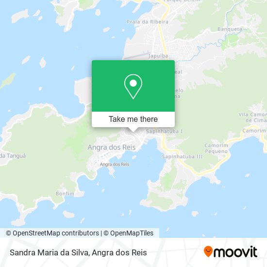 Sandra Maria da Silva map