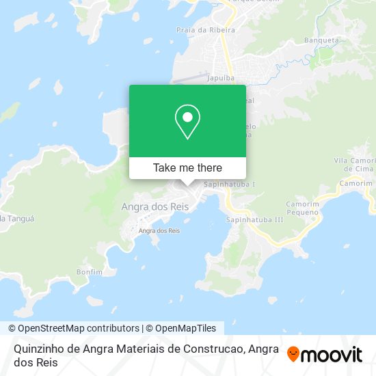 Mapa Quinzinho de Angra Materiais de Construcao