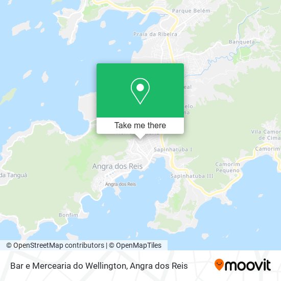 Mapa Bar e Mercearia do Wellington