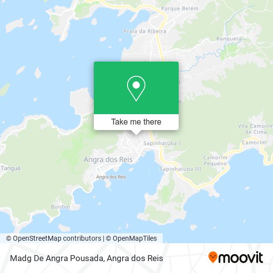 Madg De Angra Pousada map