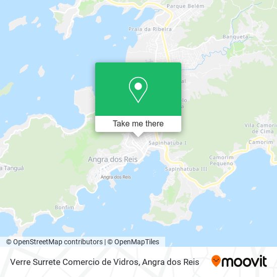 Mapa Verre Surrete Comercio de Vidros