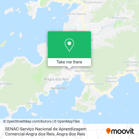 Mapa SENAC-Serviço Nacional de Aprendizagem Comercial-Angra dos Reis