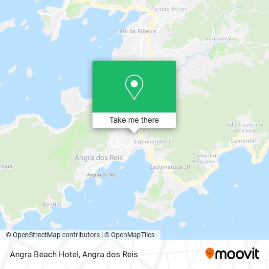 Angra Beach Hotel map
