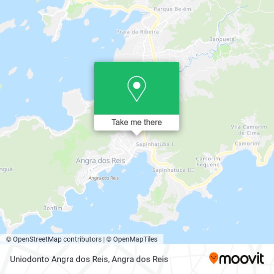 Uniodonto Angra dos Reis map