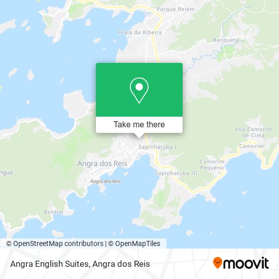 Angra English Suites map