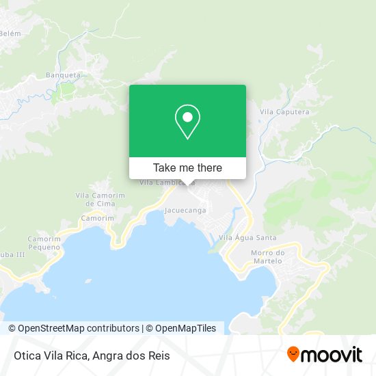 Mapa Otica Vila Rica