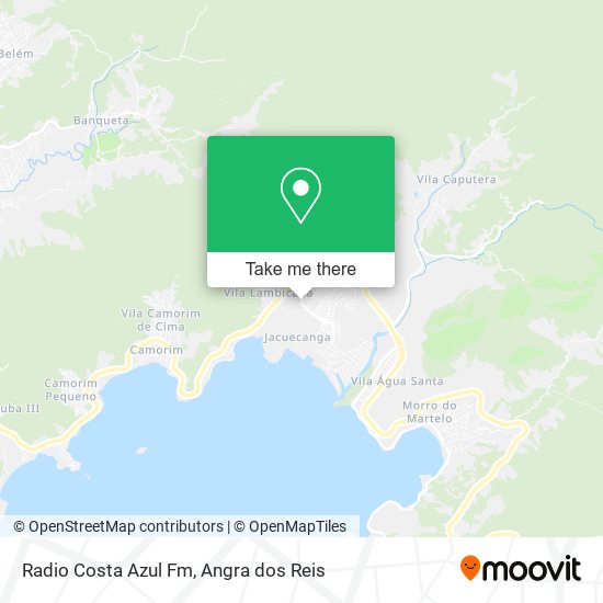 Mapa Radio Costa Azul Fm