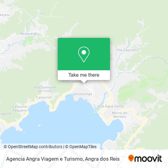 Mapa Agencia Angra Viagem e Turismo