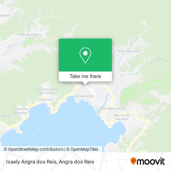 Isaely Angra dos Reis map