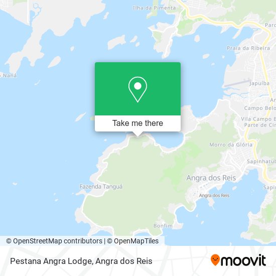 Mapa Pestana Angra Lodge