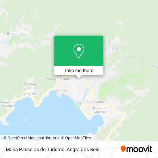 Mapa Mana Passeios de Turismo