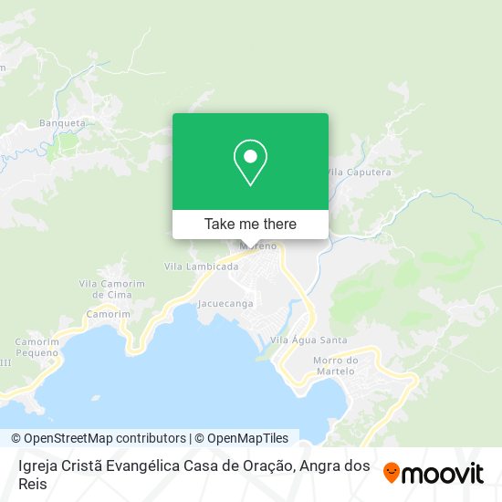 Mapa Igreja Cristã Evangélica Casa de Oração