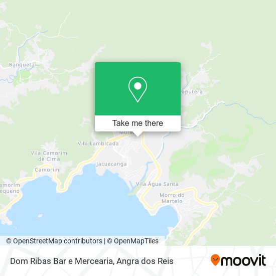 Mapa Dom Ribas Bar e Mercearia