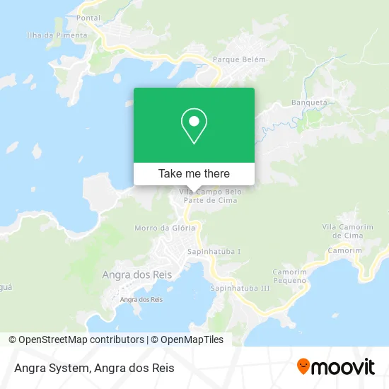 Angra System map