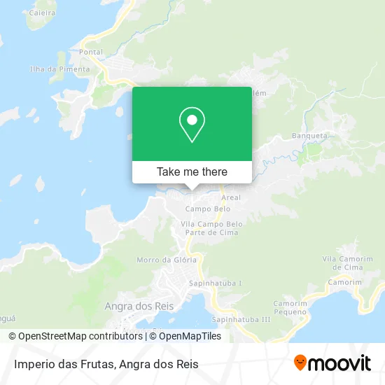 Imperio das Frutas map