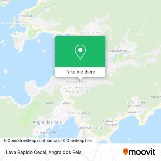 Lava Rapido Cecel map