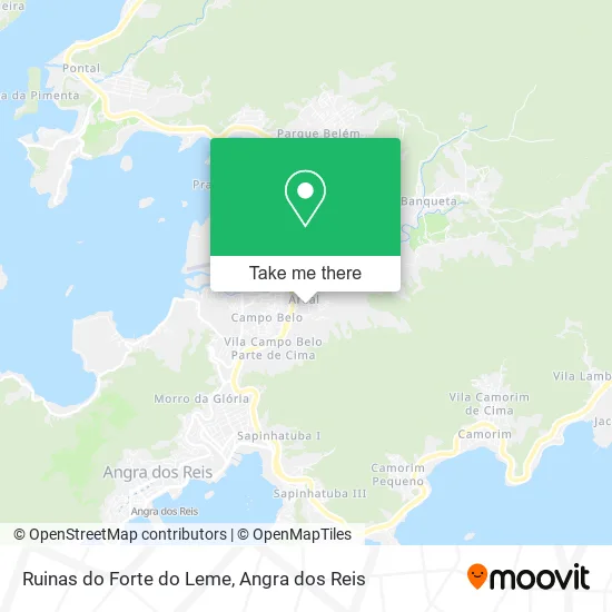Ruinas do Forte do Leme map