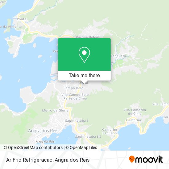 Ar Frio Refrigeracao map