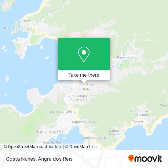 Mapa Costa Nunes