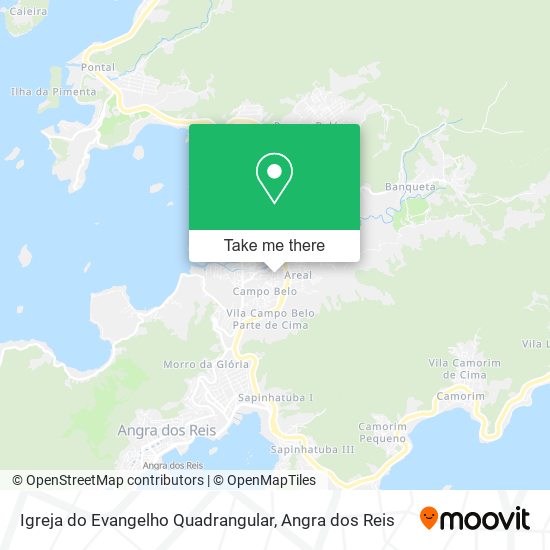 Igreja do Evangelho Quadrangular map