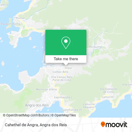 Cahethel de Angra map